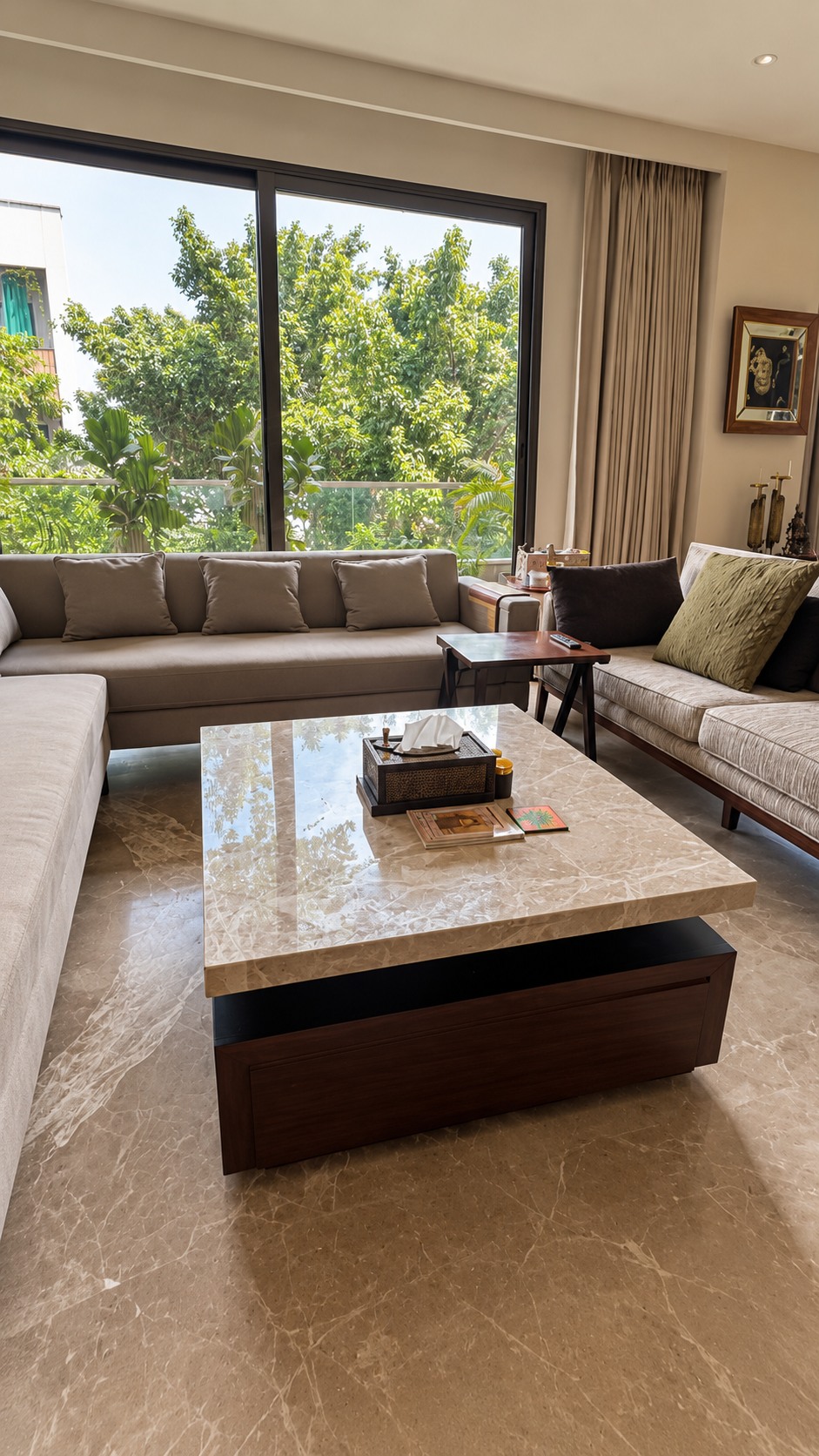 Light and greenery — The Gurgaon Home – Client 102